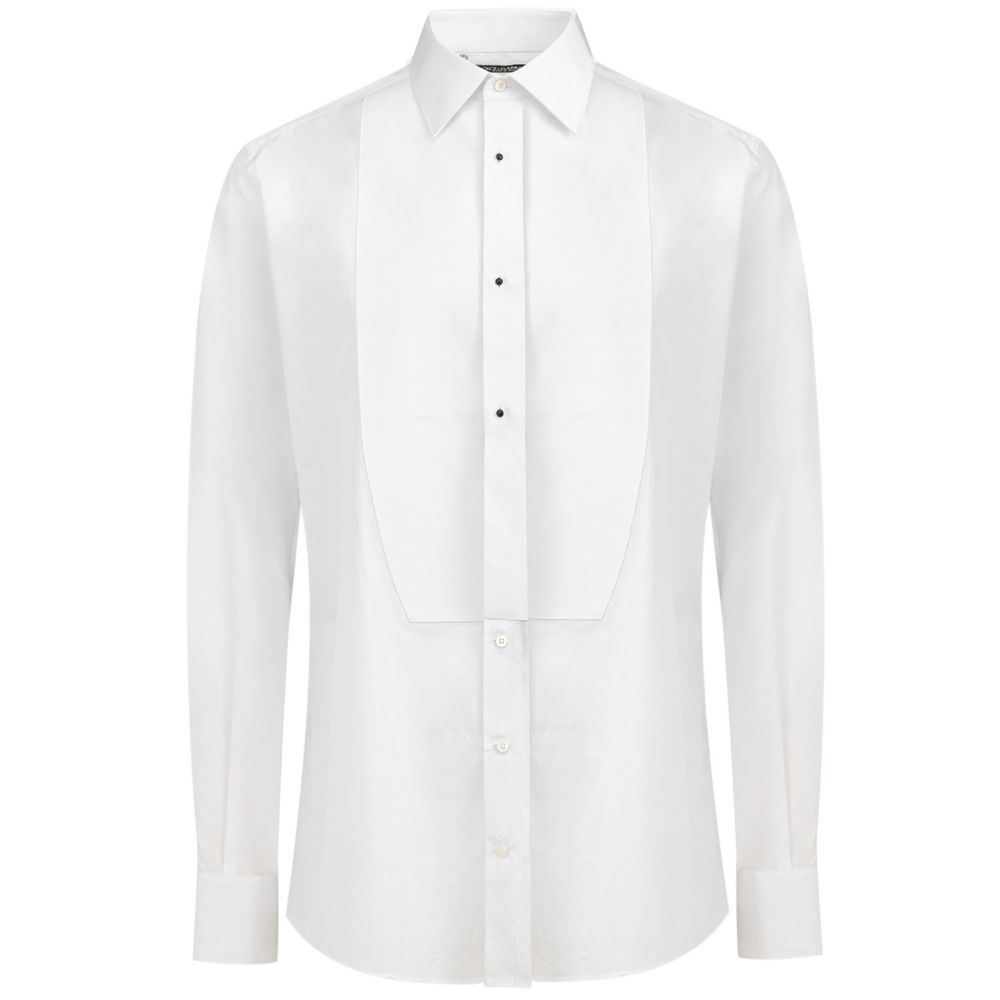 White Cotton Dress Shirt