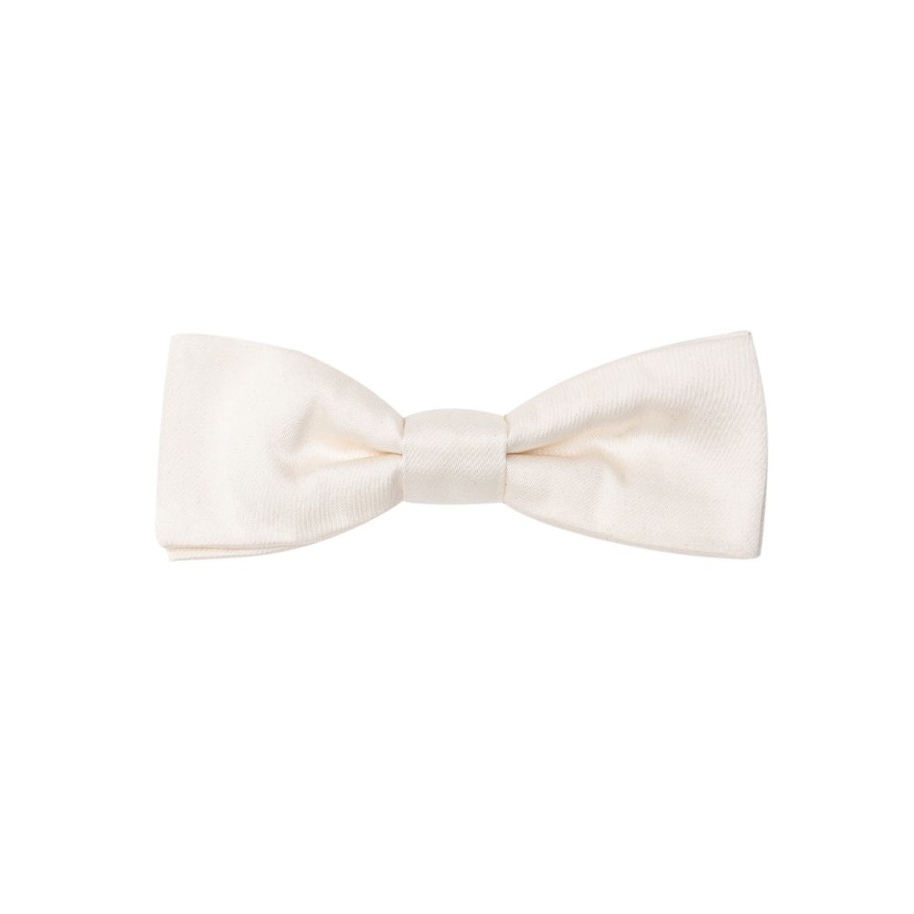 White Silk Bowty