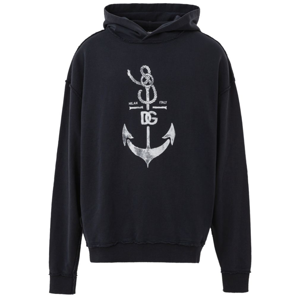 Blue Cotton Sweatshirt