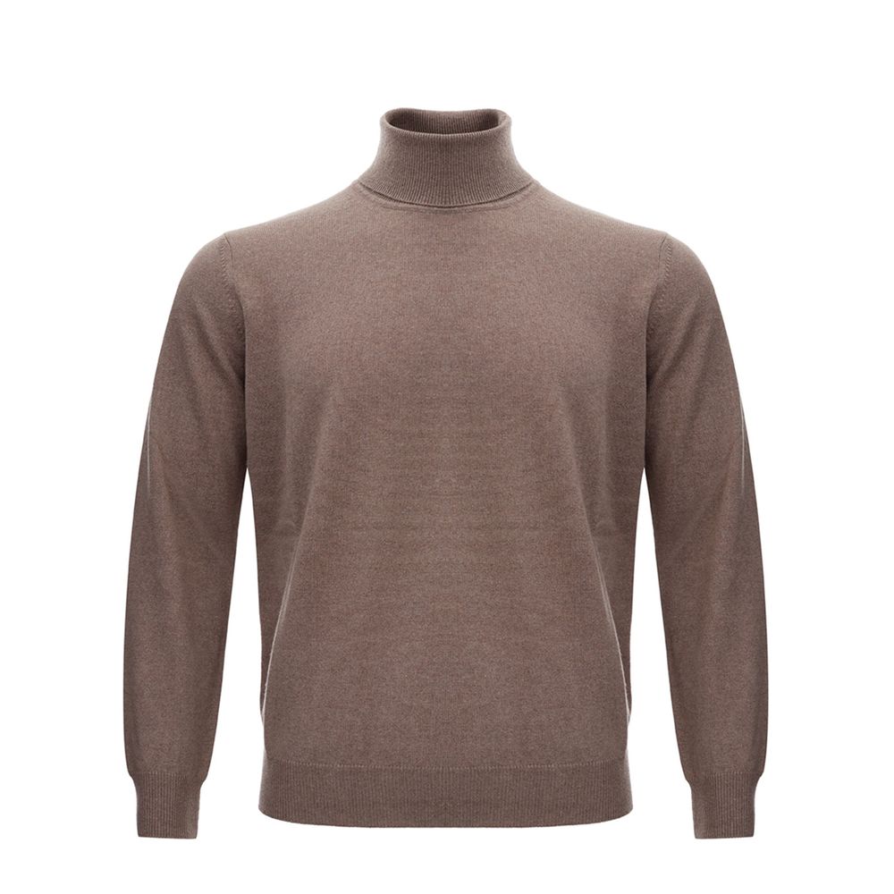 Brown Wool Turtleneck