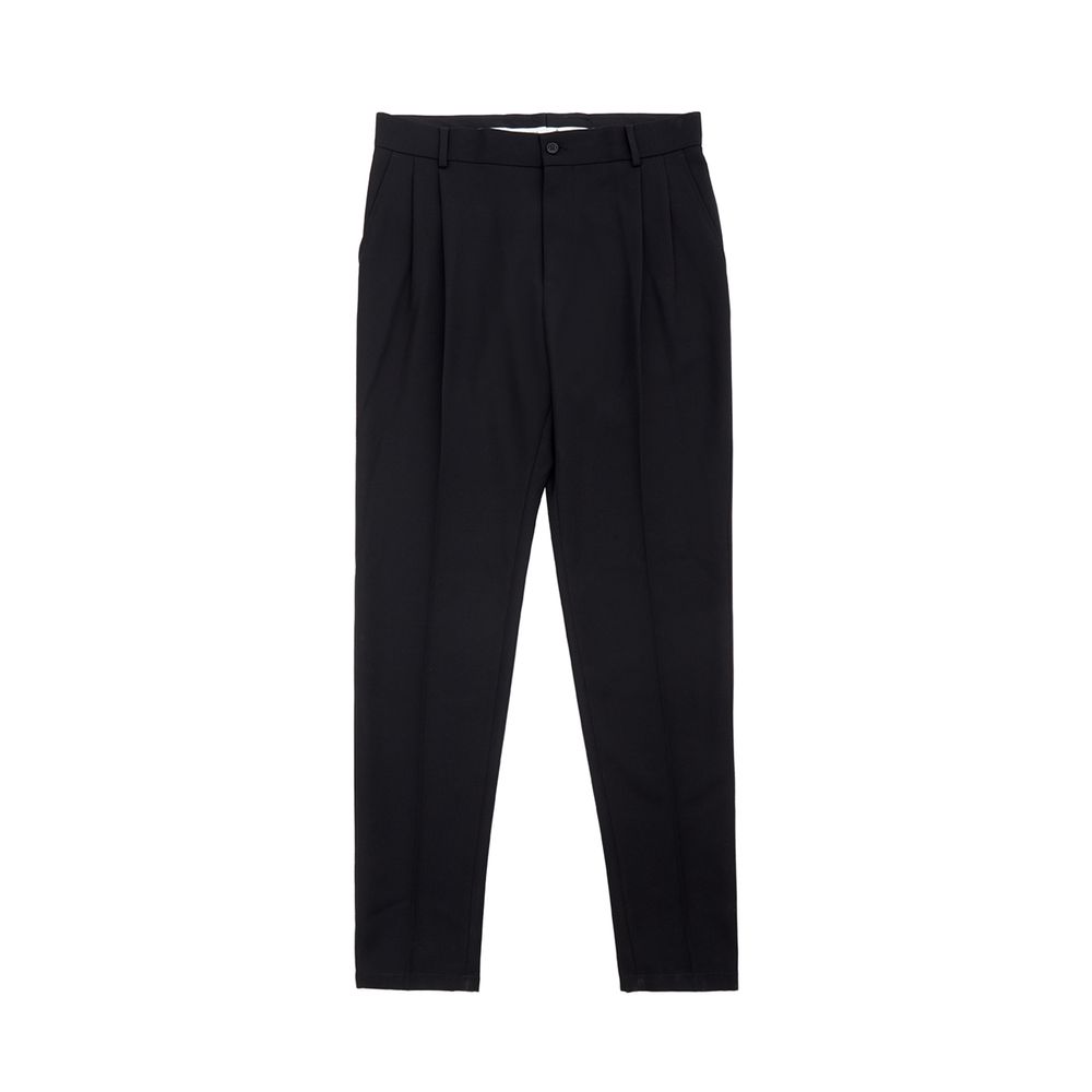 Black Polyester Dress Pants