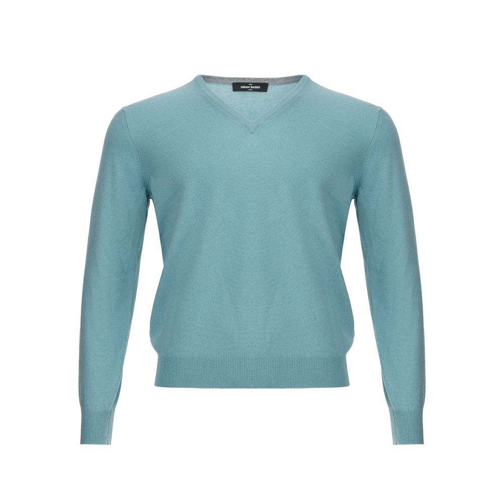 Turquoise Cashmere Sweater Elegance