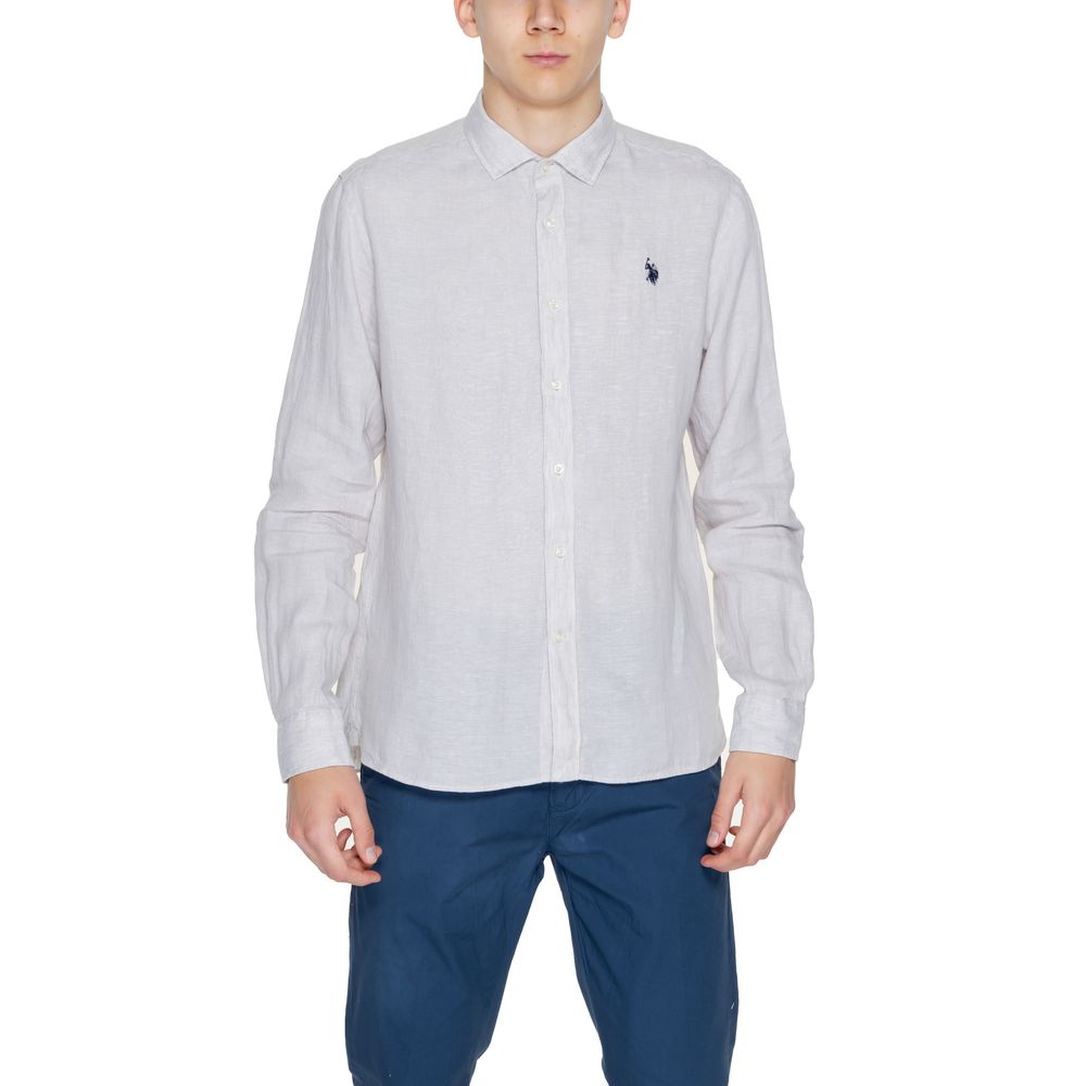 Beige Linen Shirt