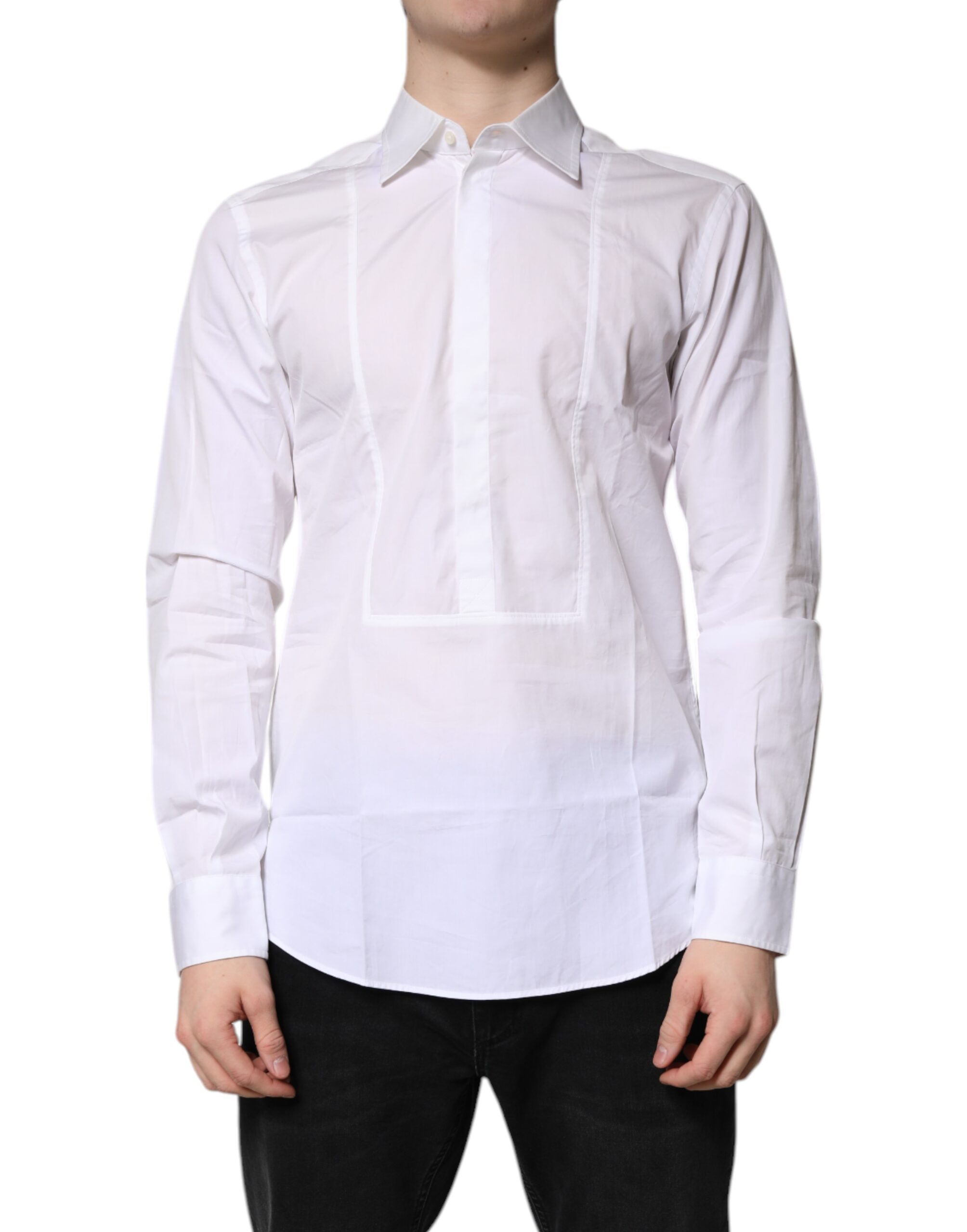 White Cotton Collared Dress Formal Shirt