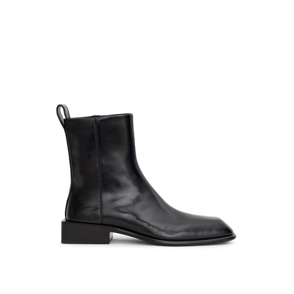 Black Leather Boot