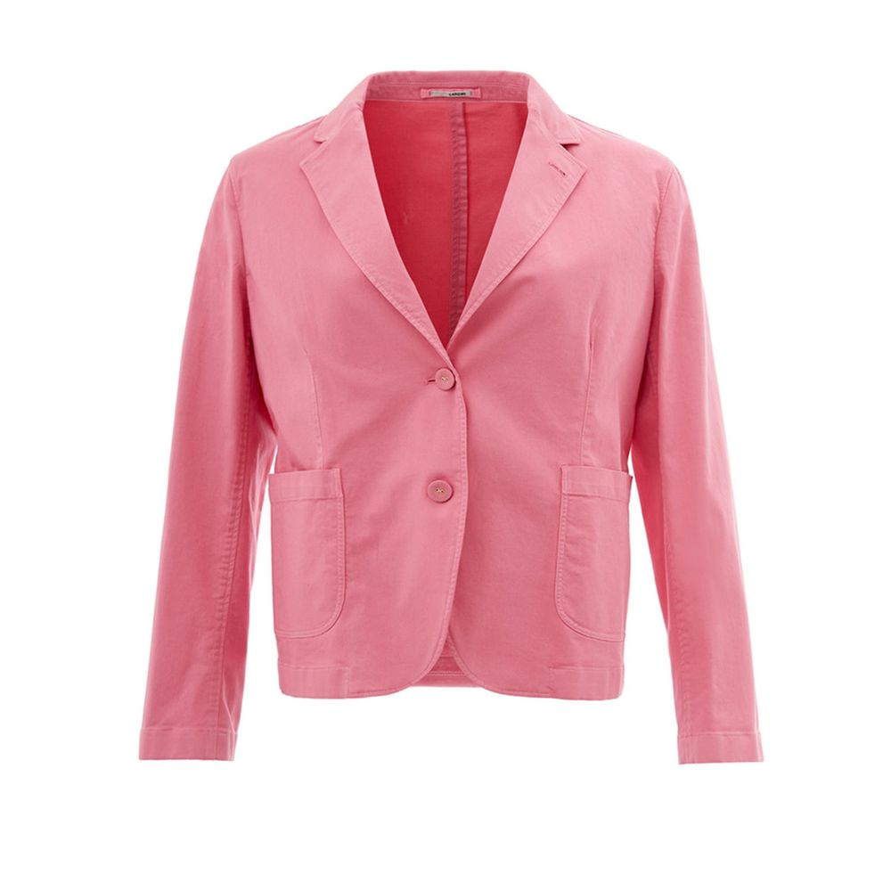 Pink Cotton Blazer