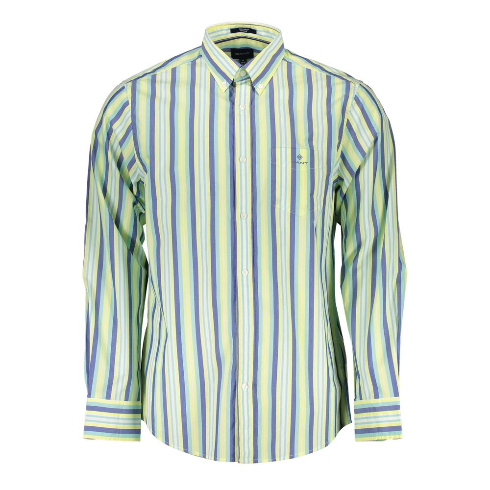 Gant Yellow Cotton Men Men's Shirt