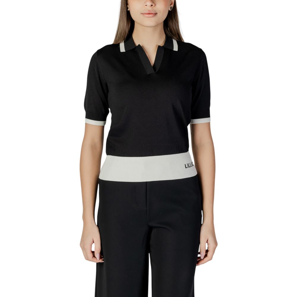 Black And White Viscose Sweater
