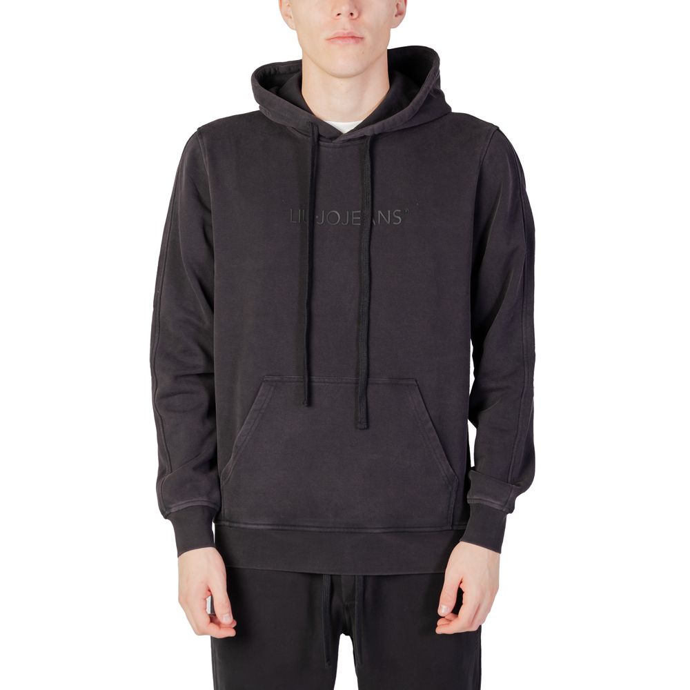 Black Cotton Hoody