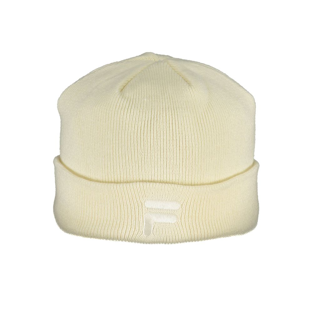 White Polyester Men Cap