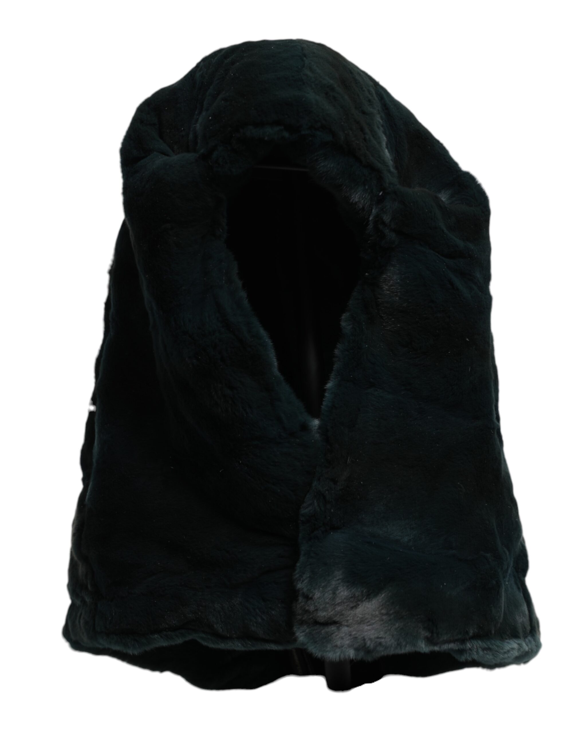 【VIP価格】DOLCE & GABBANA Weasel Fur Beanie Dolce & Gabbana Black Weasel Fur Womens Beanie Hat Authentic
