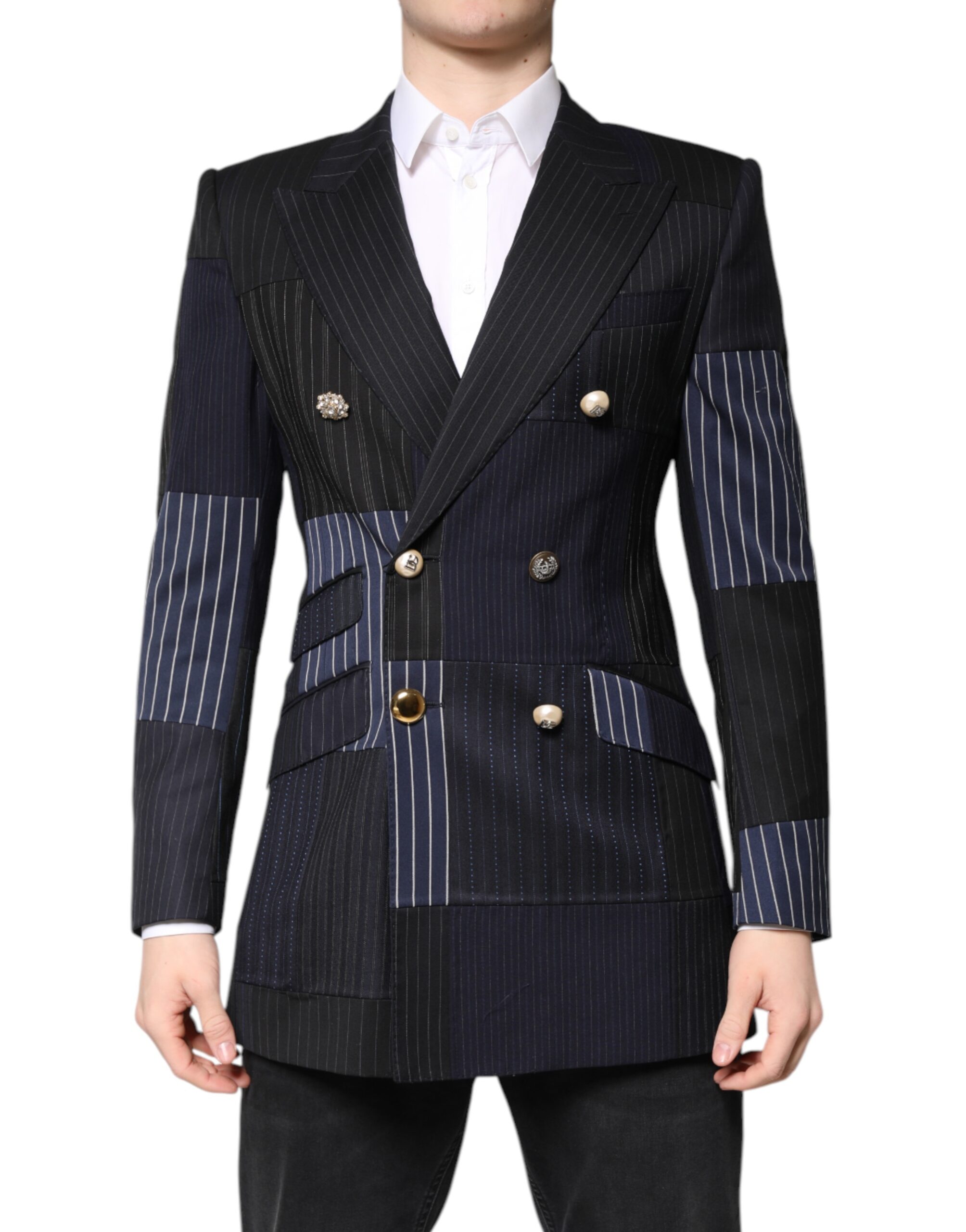 【VIP価格】DOLCE & GABBANA Multicolor Patchwork Blazer s-l400.jpg