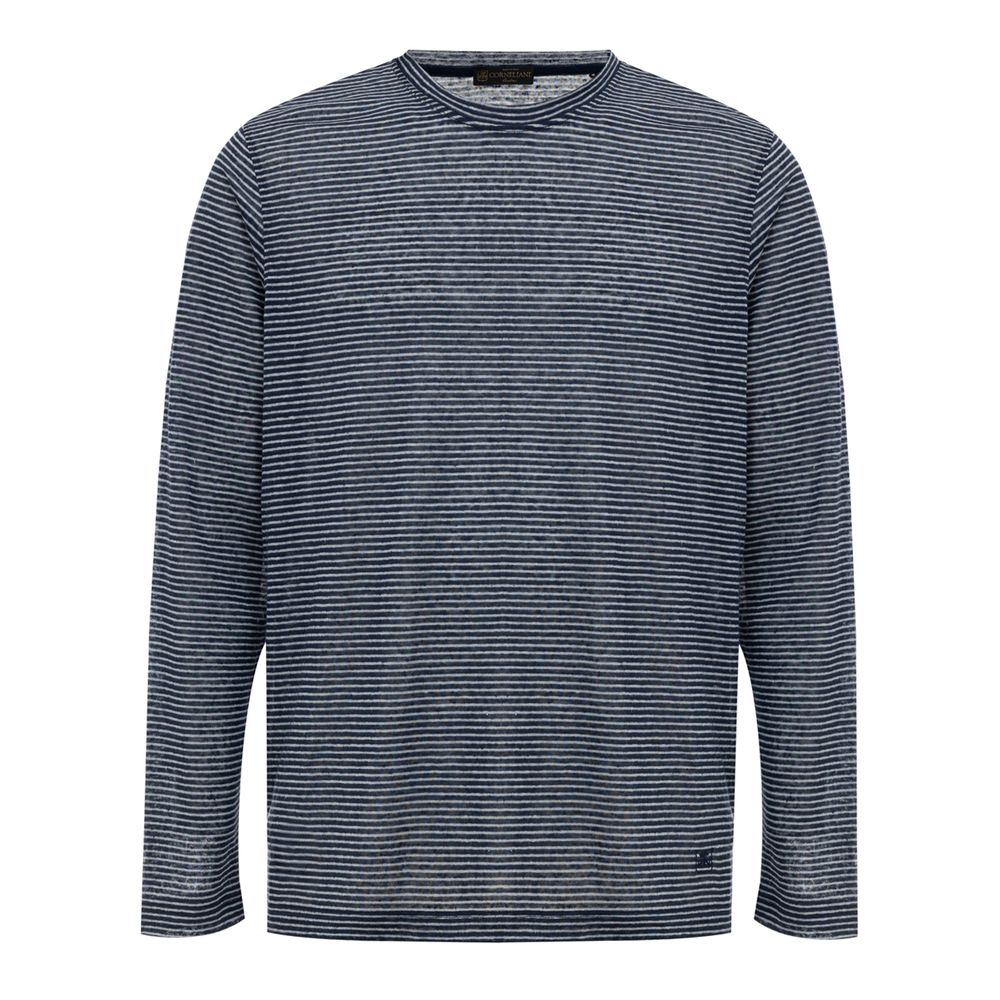 Blue Linen Long Sleeve