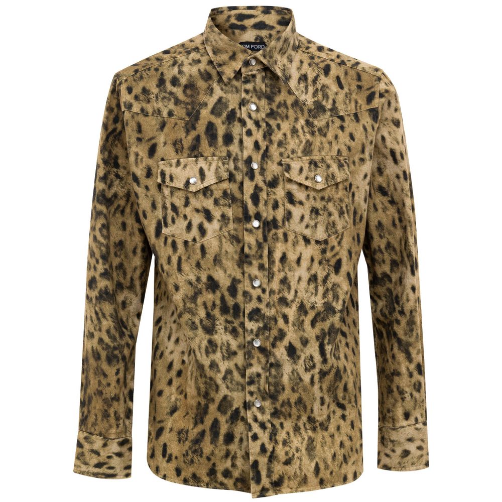 Beige Cotton Shirt