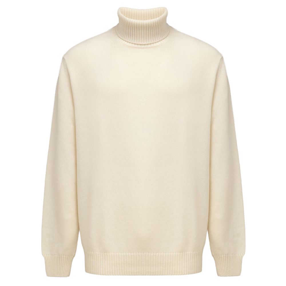White Cashmere Turtleneck
