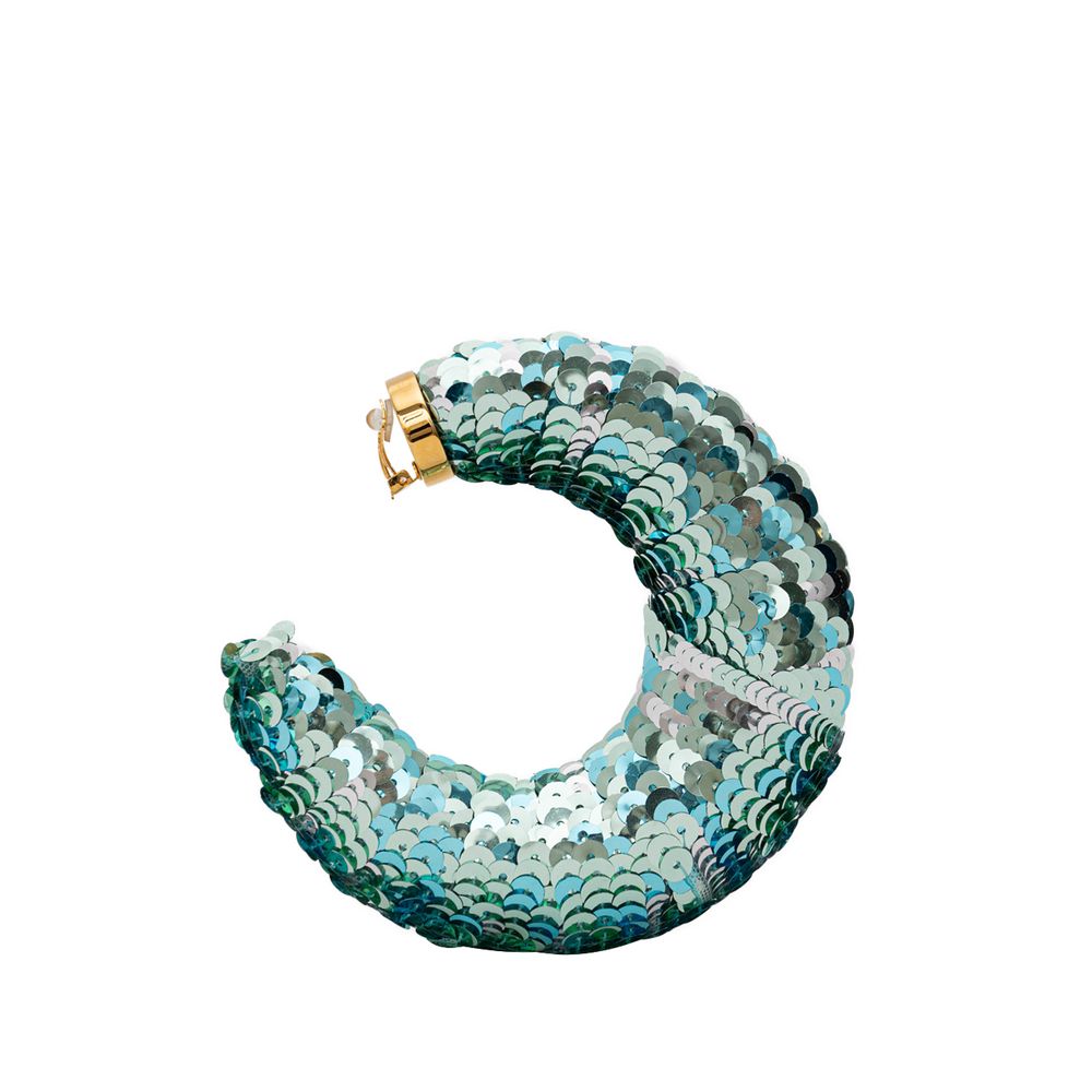 Turquoise Pvc Earrings