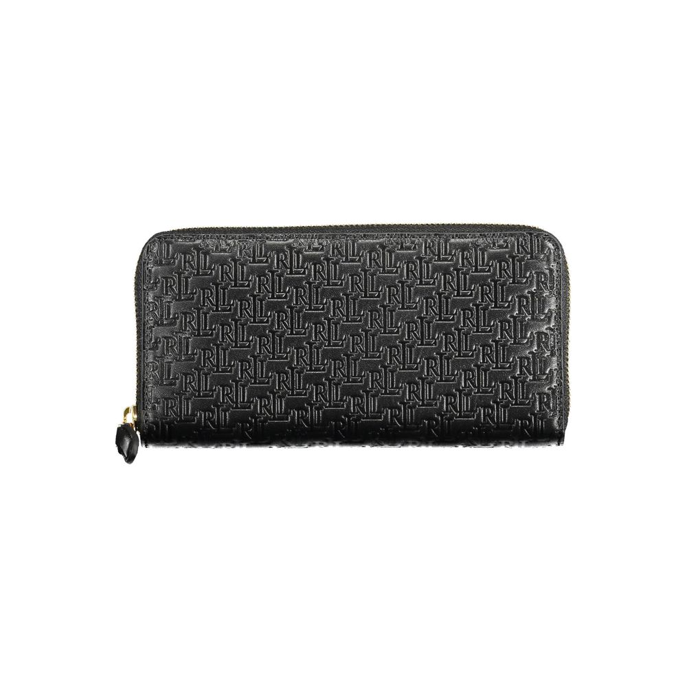 Black Leather Women Wallet