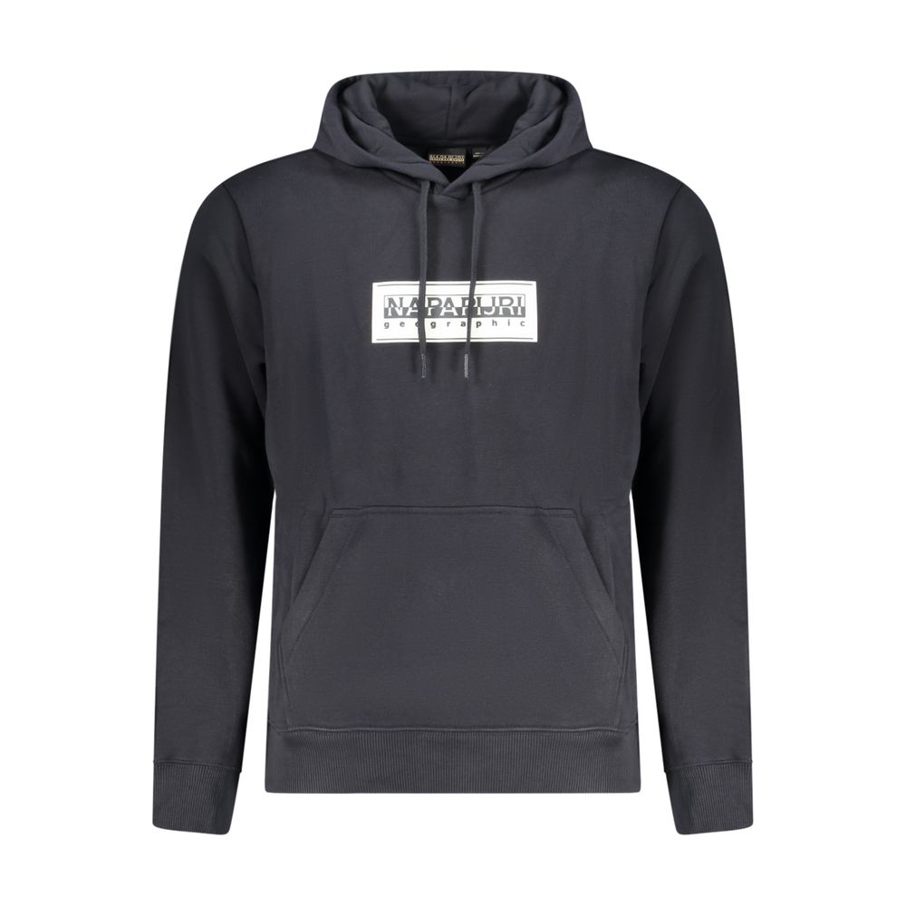 Black Cotton Men Sweater