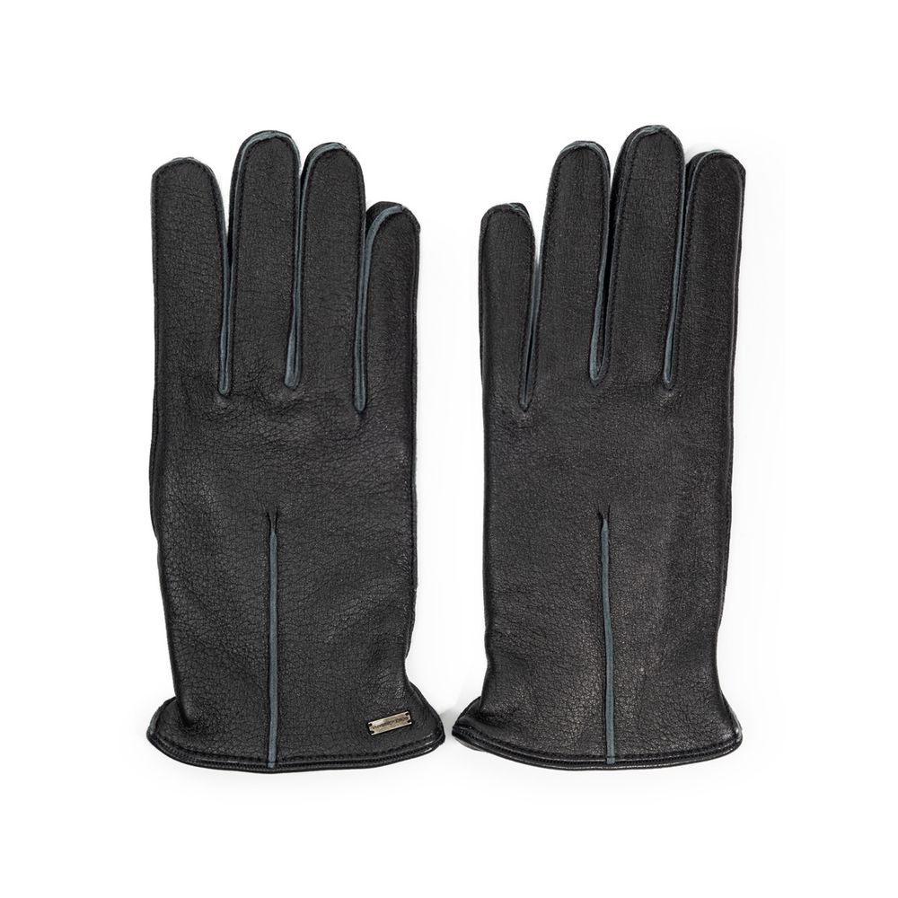 Gray Leather Glove