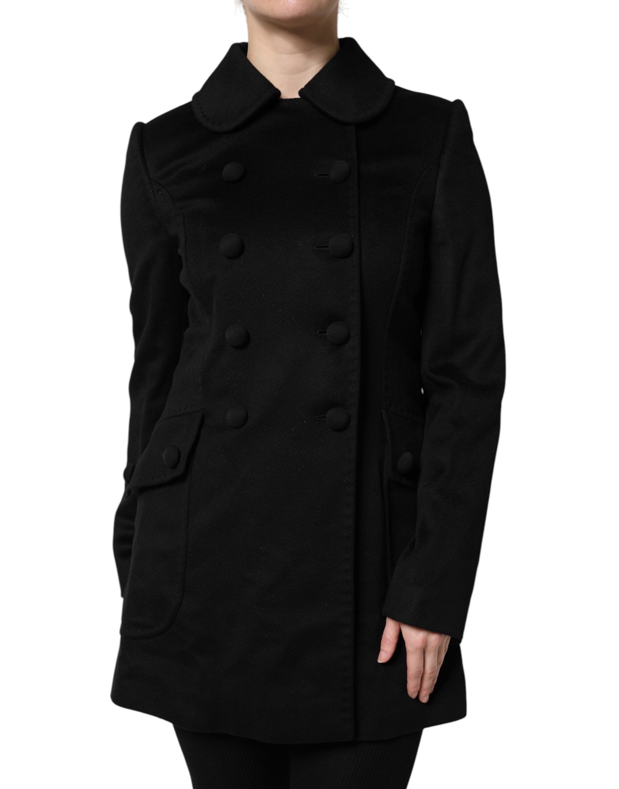 Black Wool Sartoria Italiano Blazer Jacket