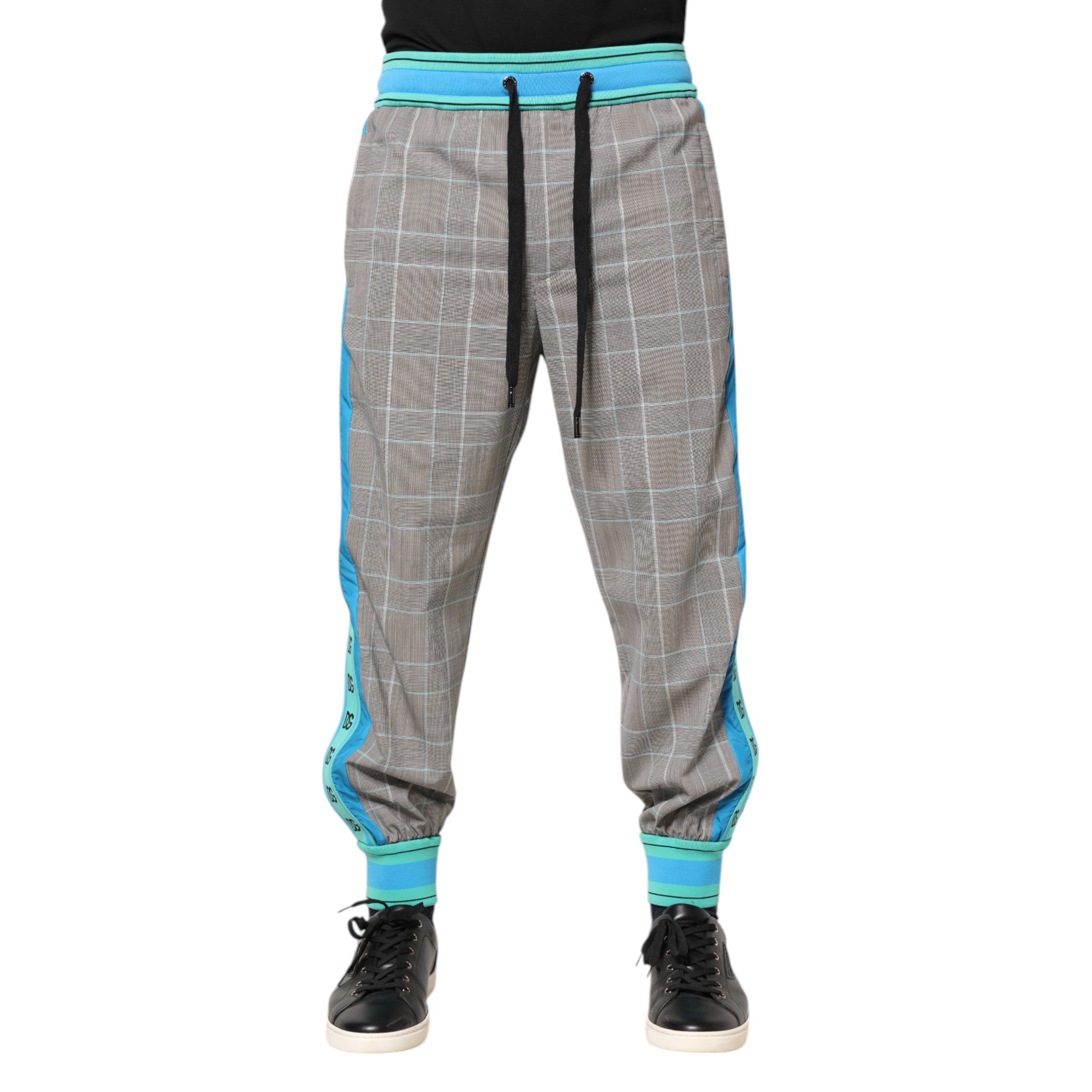 Multicolor Cotton Men Jogger Sweatpants Pants