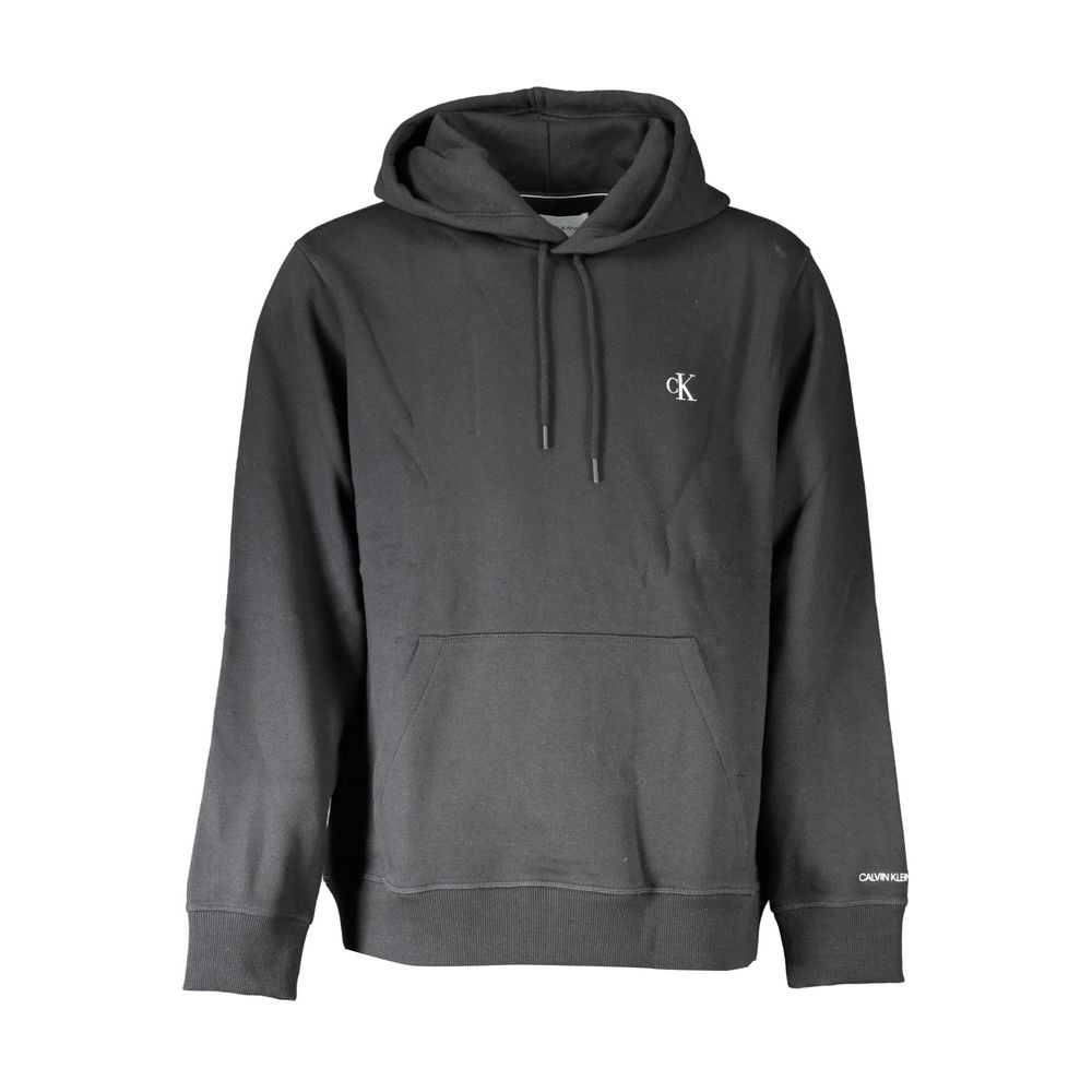 Black Cotton Unisex Sweatshirt