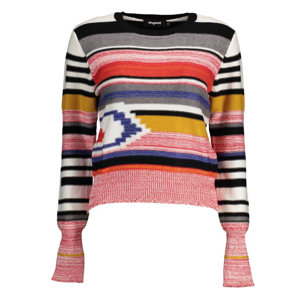 Red Viscose Women Sweater