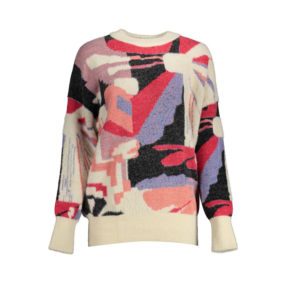 White Viscose Women Sweater