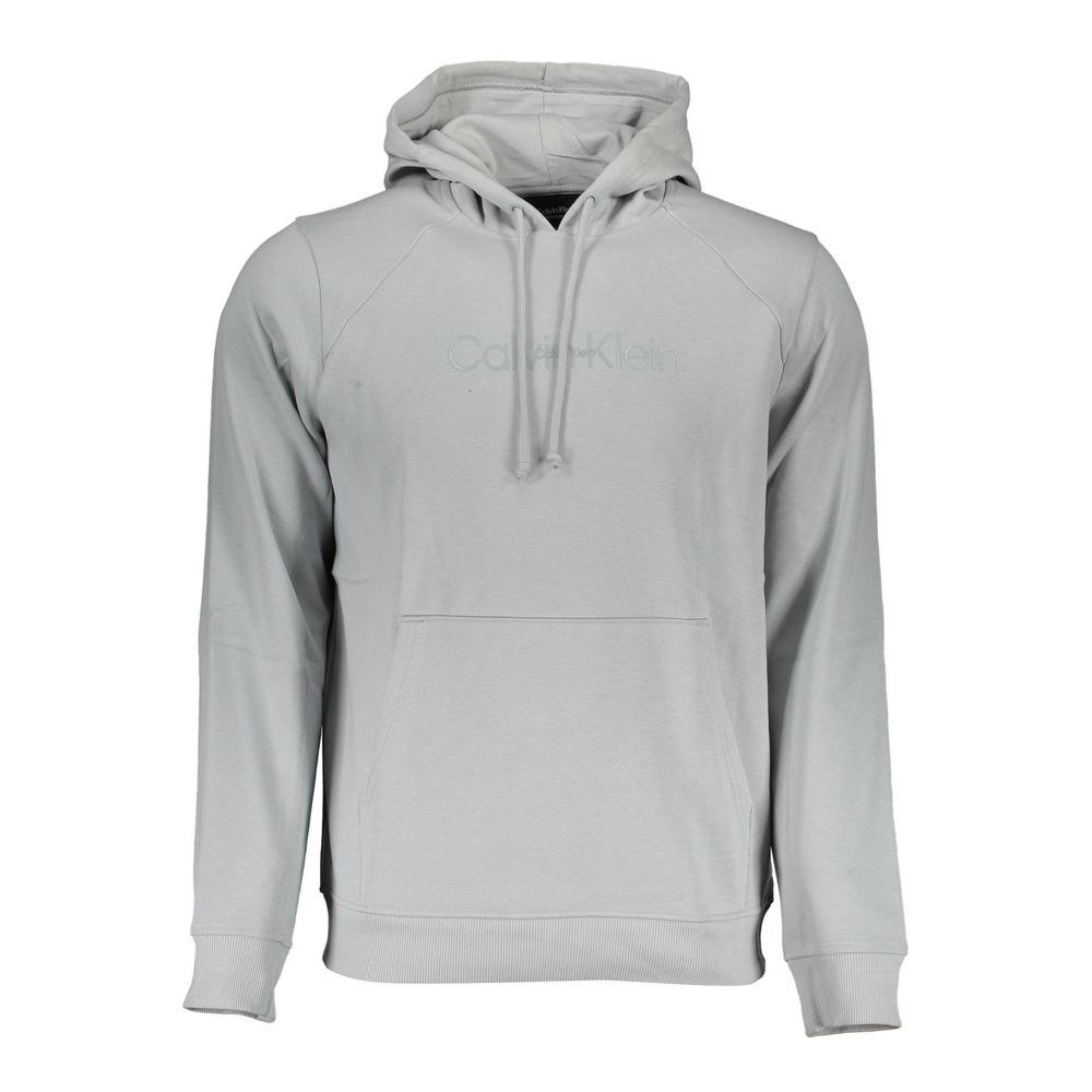 Gray Cotton Men Sweater