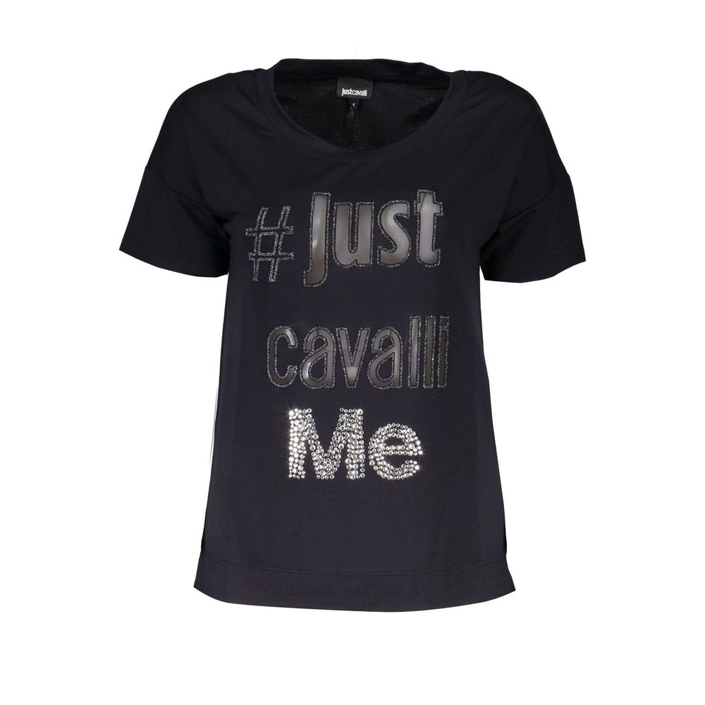 Black Polyester Tops & T-Shirt