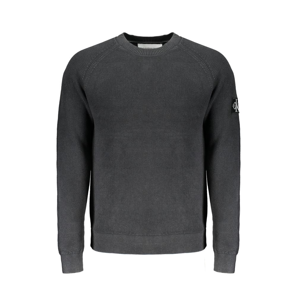 Black Cotton Sweater