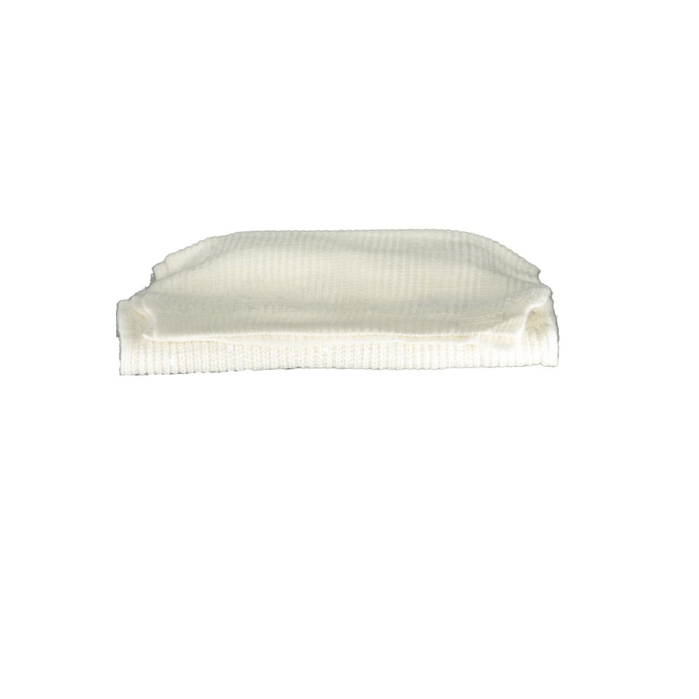 White Polyester Women Scarf