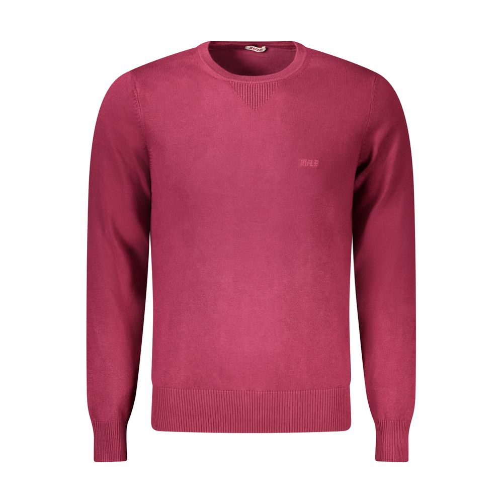 Red Viscose Men Sweater