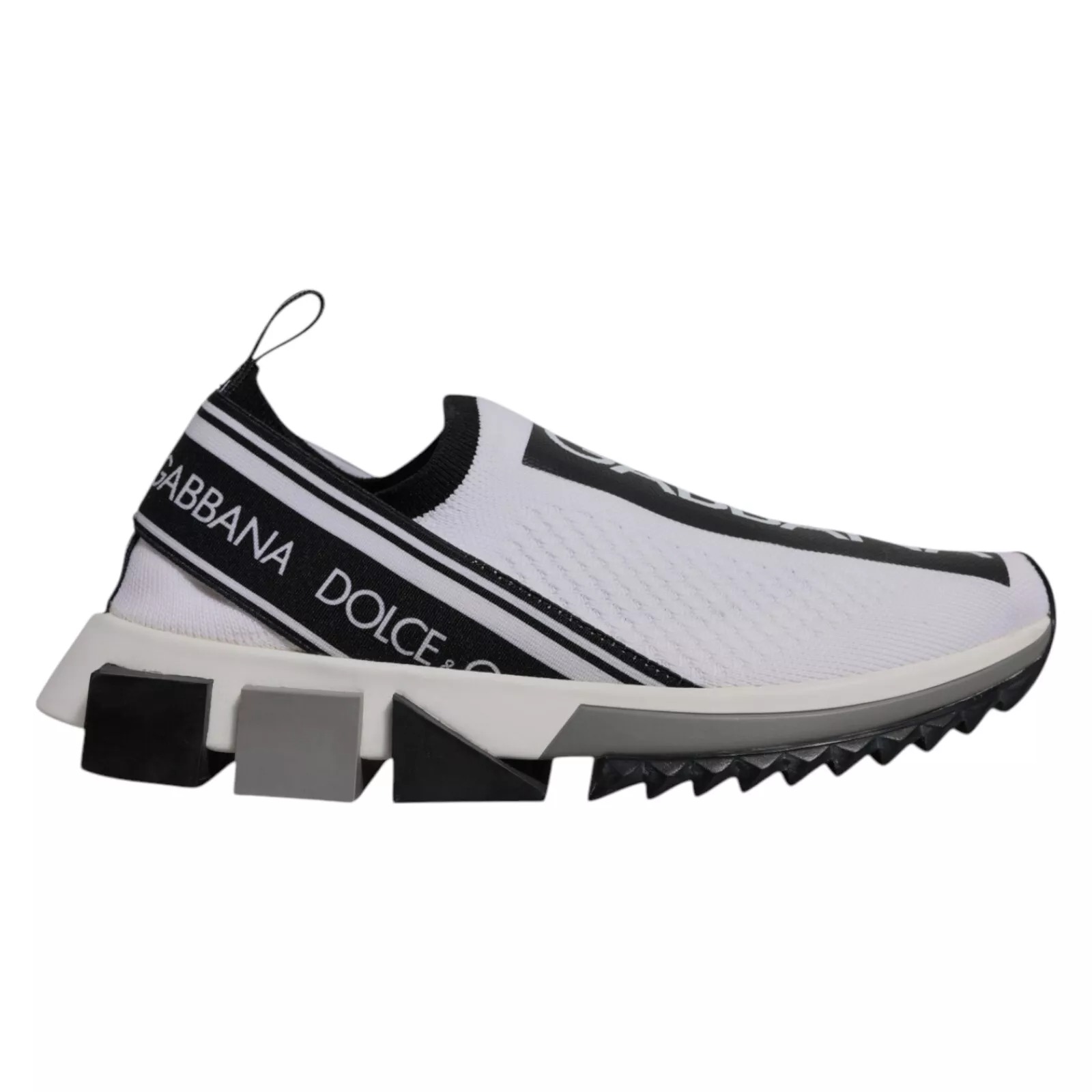 White Black Slip On Sorrento Sneakers Shoes