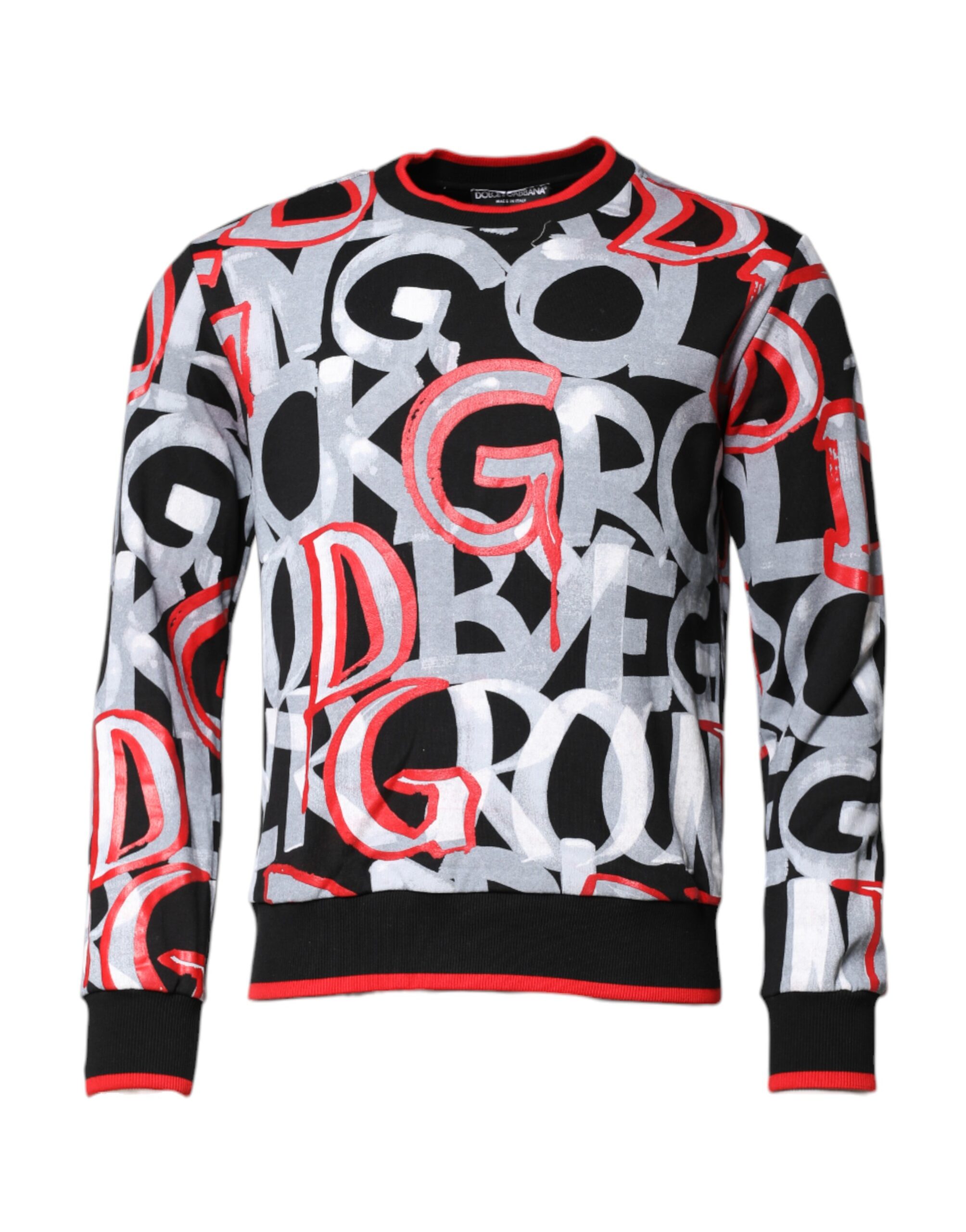 Multicolor Logo Monogram Crew Neck Sweater