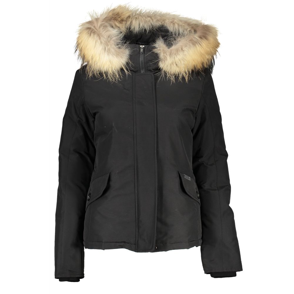 Black Cotton Women's Jacket