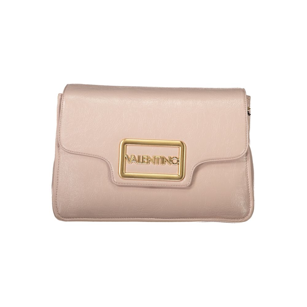 Pink Polyethylene Women Handbag