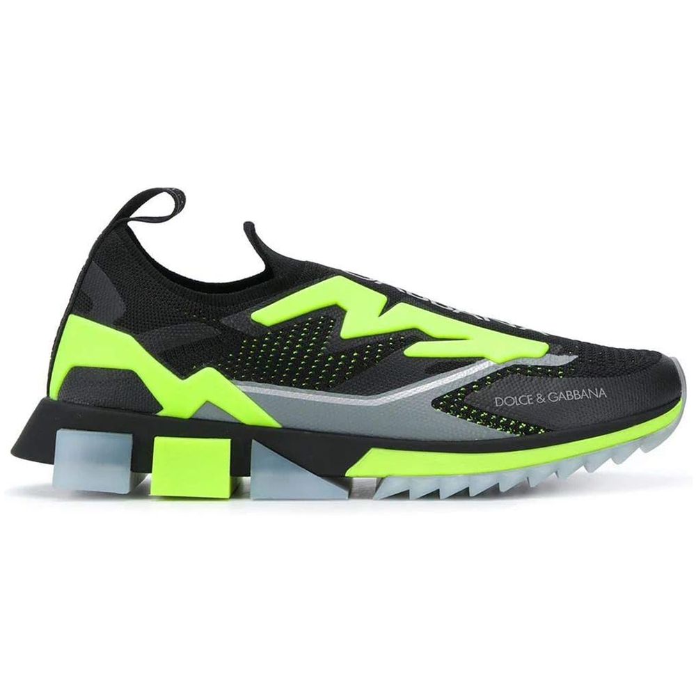 Black Polyester Sneaker