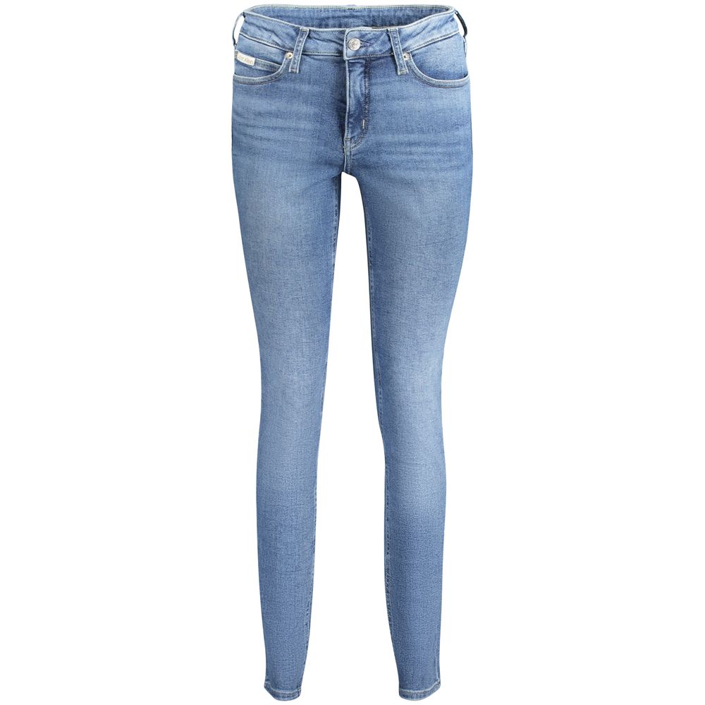 Blu Cotton Women Jeans