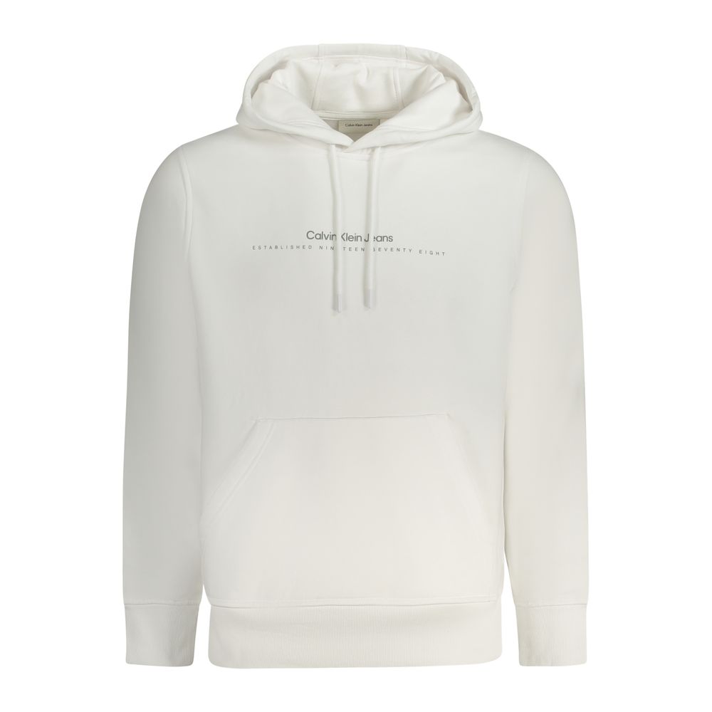 White Cotton Men's Sweatshirt