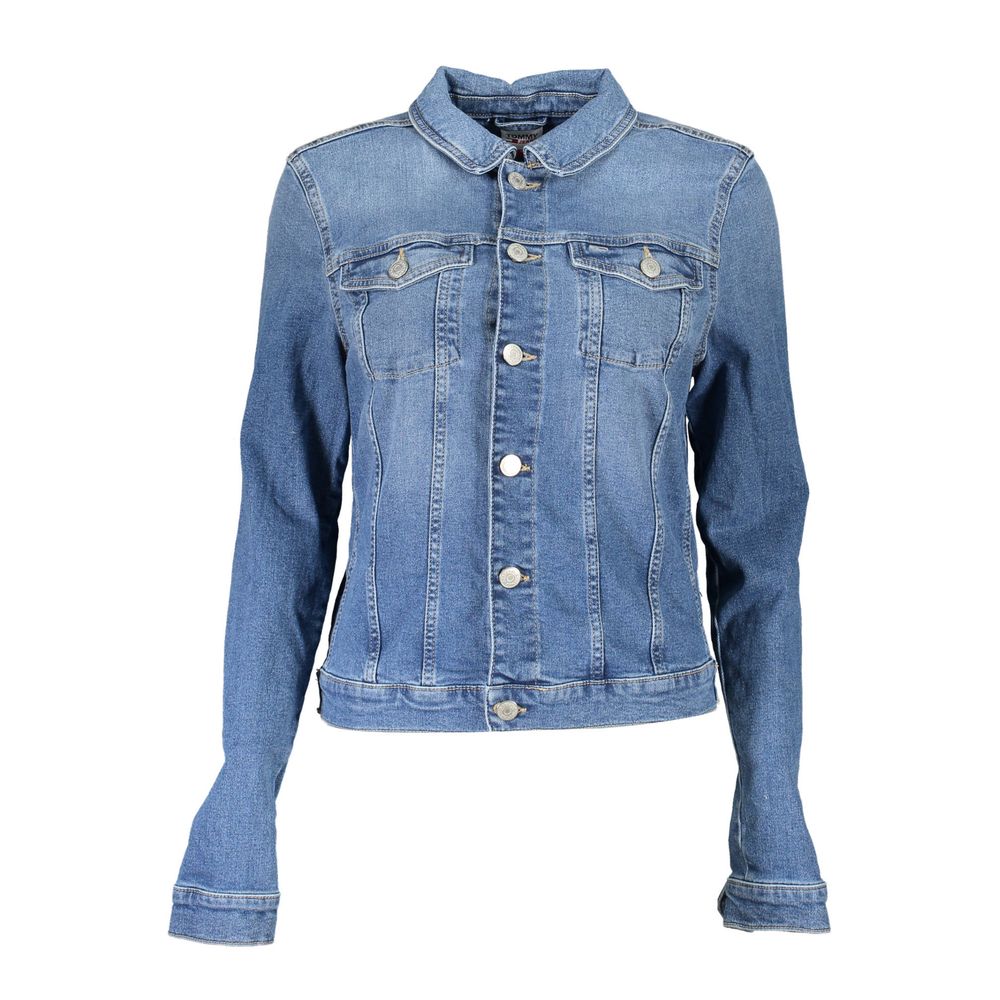 Blue Cotton Jackets & Coat