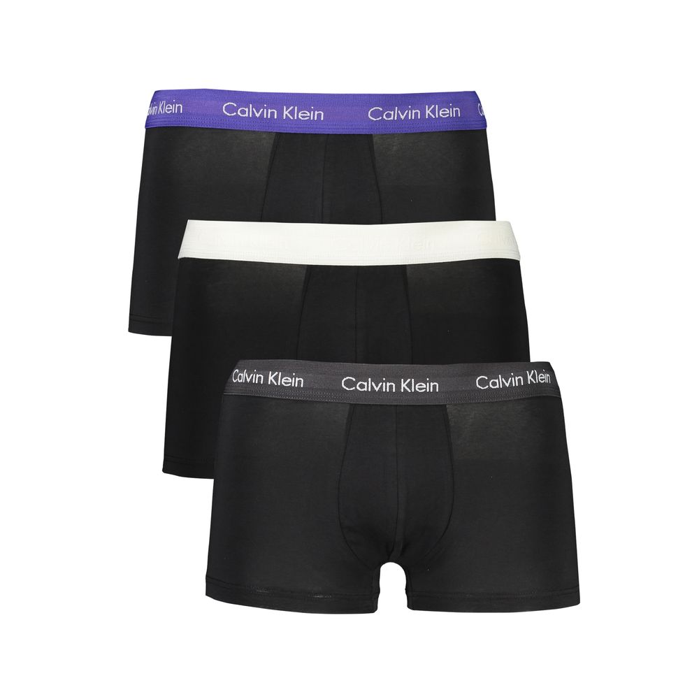 Black Cotton Men's Boxer