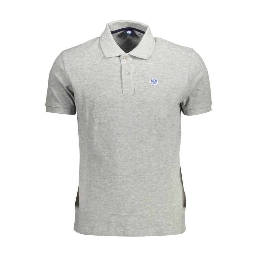 Brown Cotton Men Polo Shirt