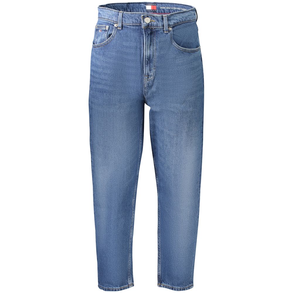 Blue Cotton Women Jeans
