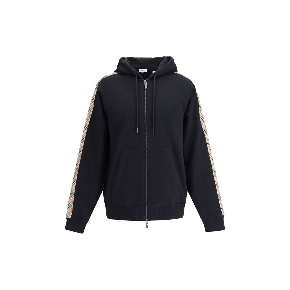 Check trim Hoodie