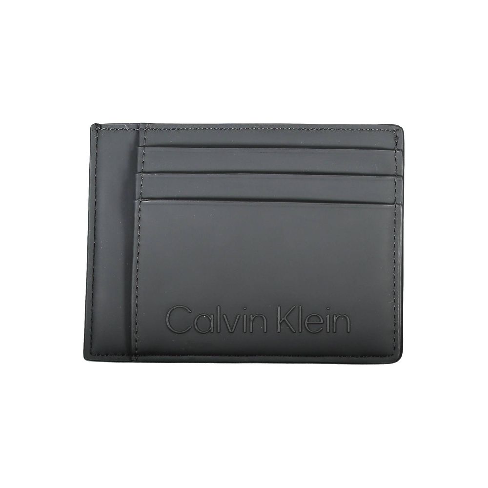 Nero Polyurethane Men Cardholder