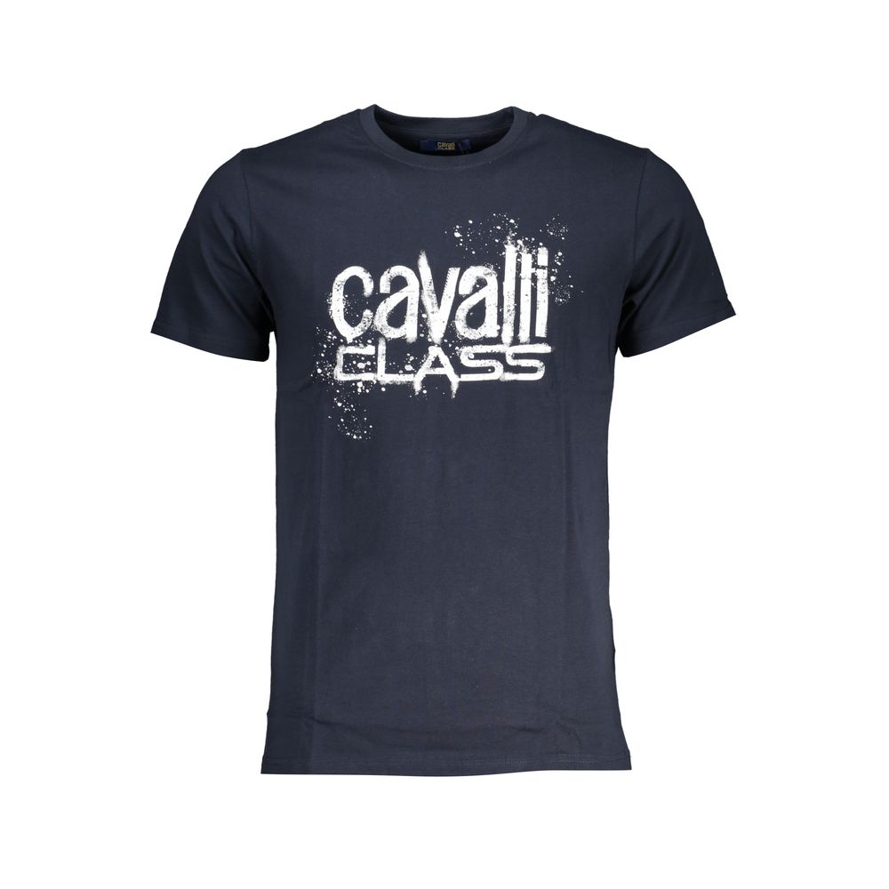 Blu Cotton Men T-Shirt