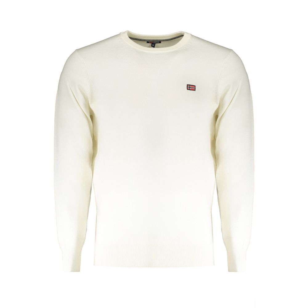 Bianco Poliammide Men's Sweater