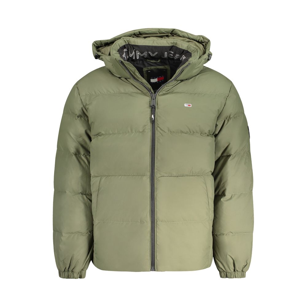 Green Recycled Polyester Men Jacket