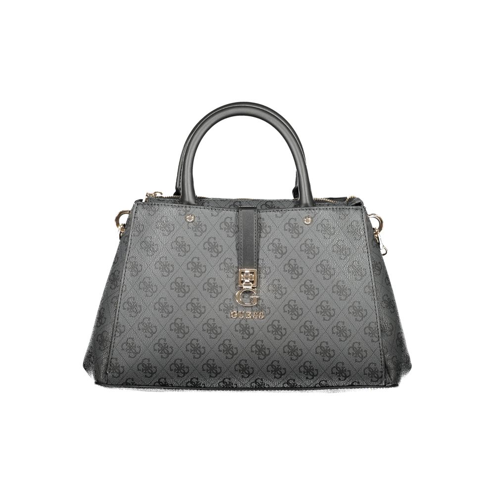 Brown Polyethylene Women Handbag